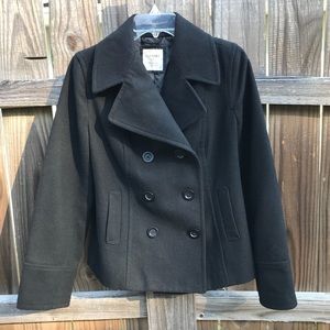 Old Navy wool blend pea coat